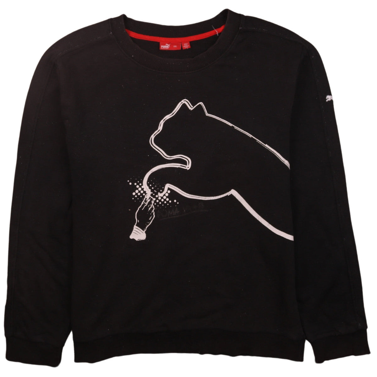 Mens UK Size 2XL PUMA Black Pullover Sweatshirt