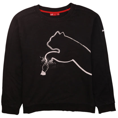 Mens UK Size 2XL PUMA Black Pullover Sweatshirt