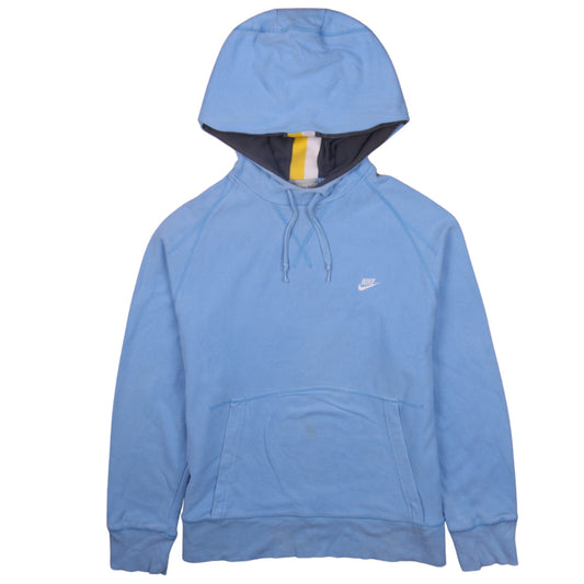 Mens UK Size S Nike Blue Pullover Hoodie