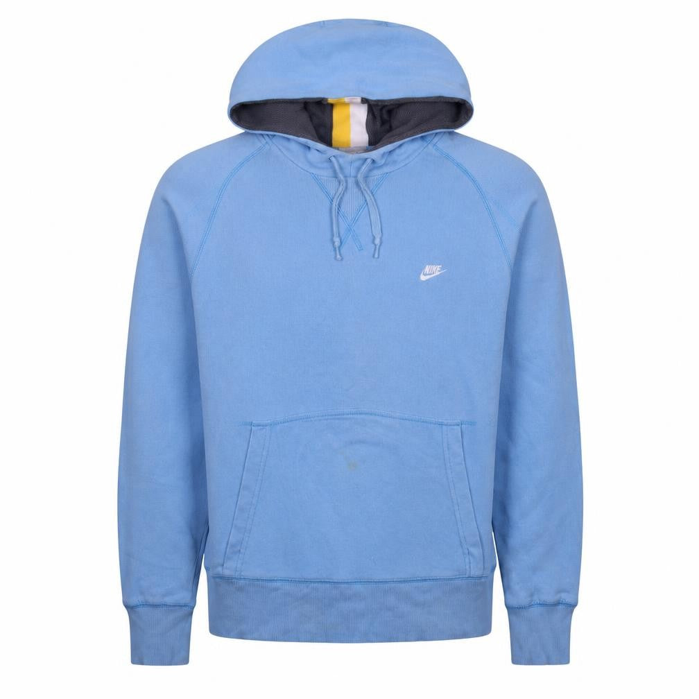 Mens UK Size S Nike Blue Pullover Hoodie