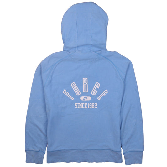 Mens UK Size S Nike Blue Pullover Hoodie