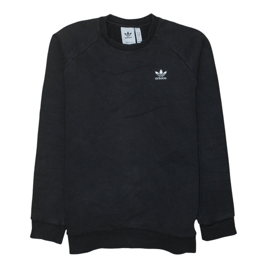 Mens UK Size M adidas Black Pullover Sweatshirt