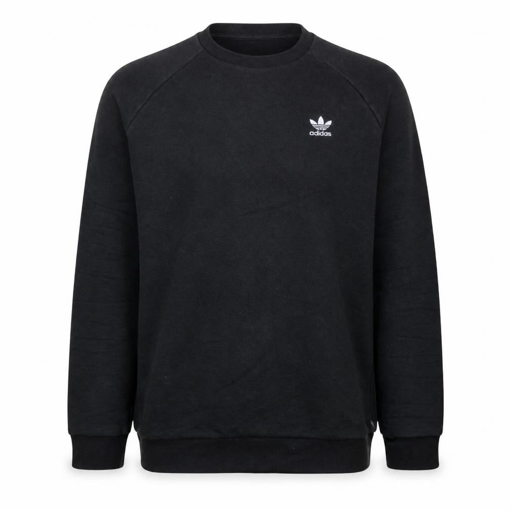 Mens UK Size M adidas Black Pullover Sweatshirt