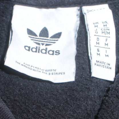 Mens UK Size M adidas Black Pullover Sweatshirt