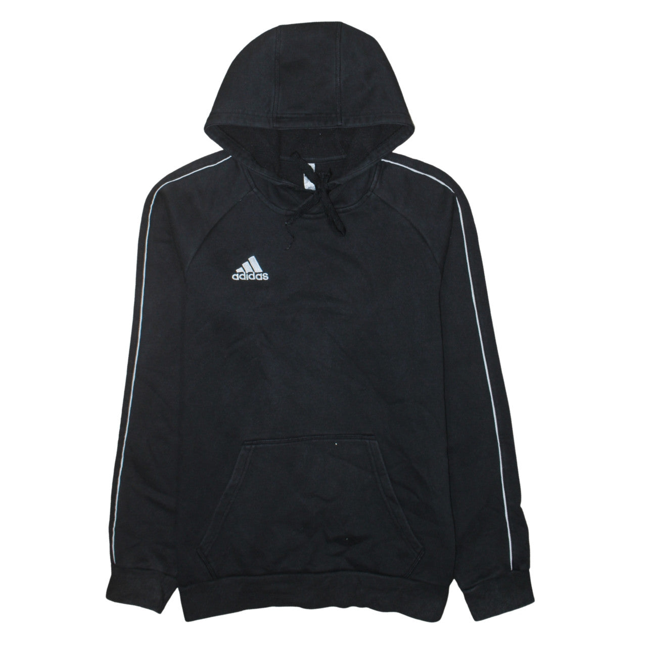 Mens UK Size S adidas Black Pullover Hoodie