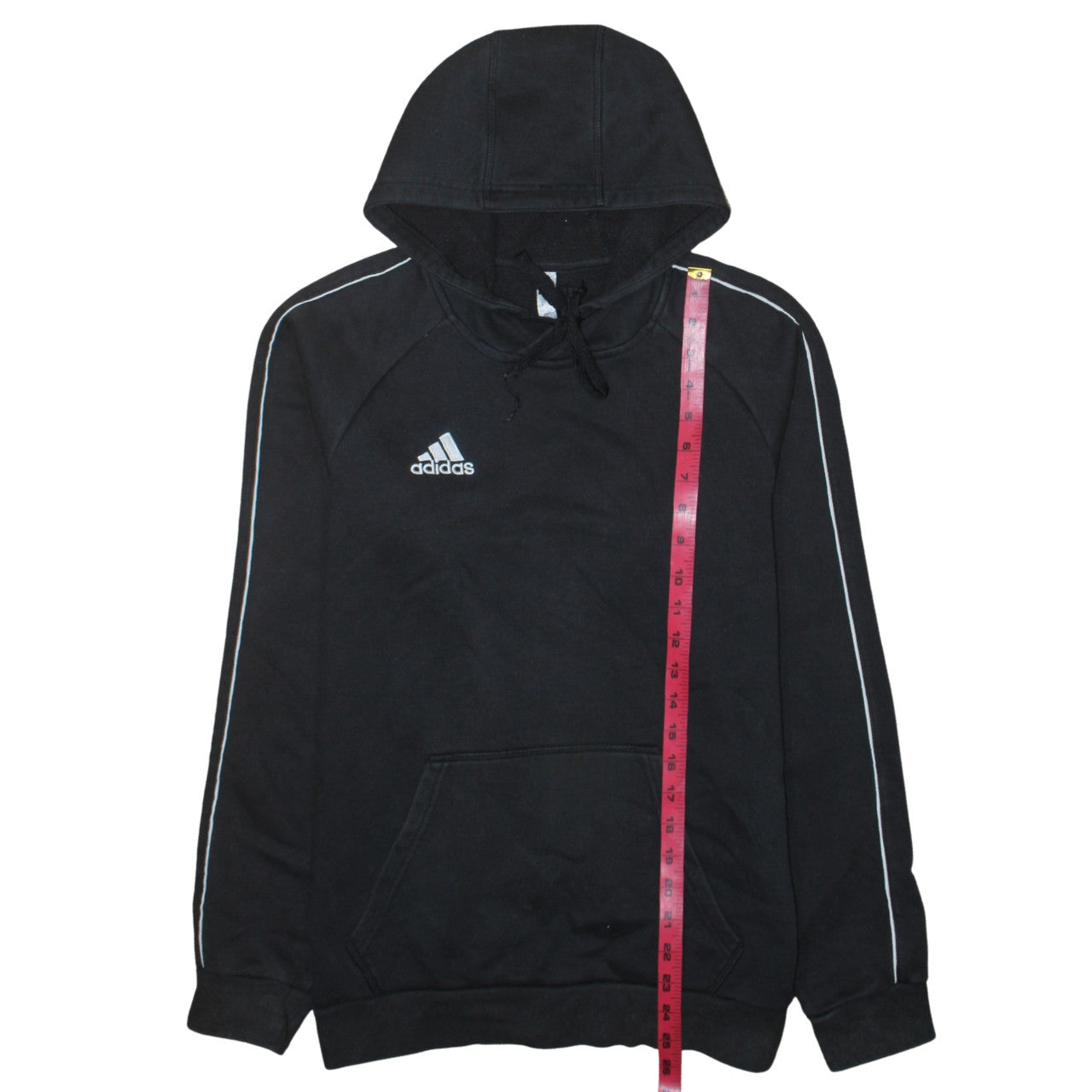 Mens UK Size S adidas Black Pullover Hoodie