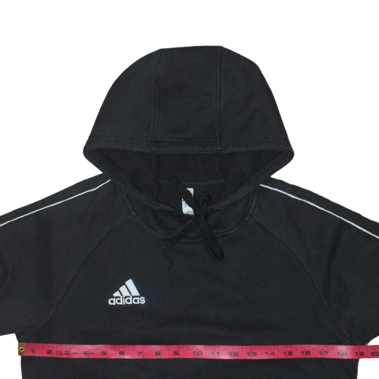 Mens UK Size S adidas Black Pullover Hoodie