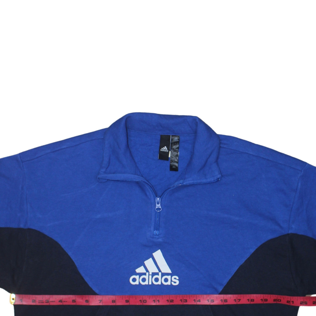 Womens UK Size 8 adidas Blue Pullover Sweatshirt