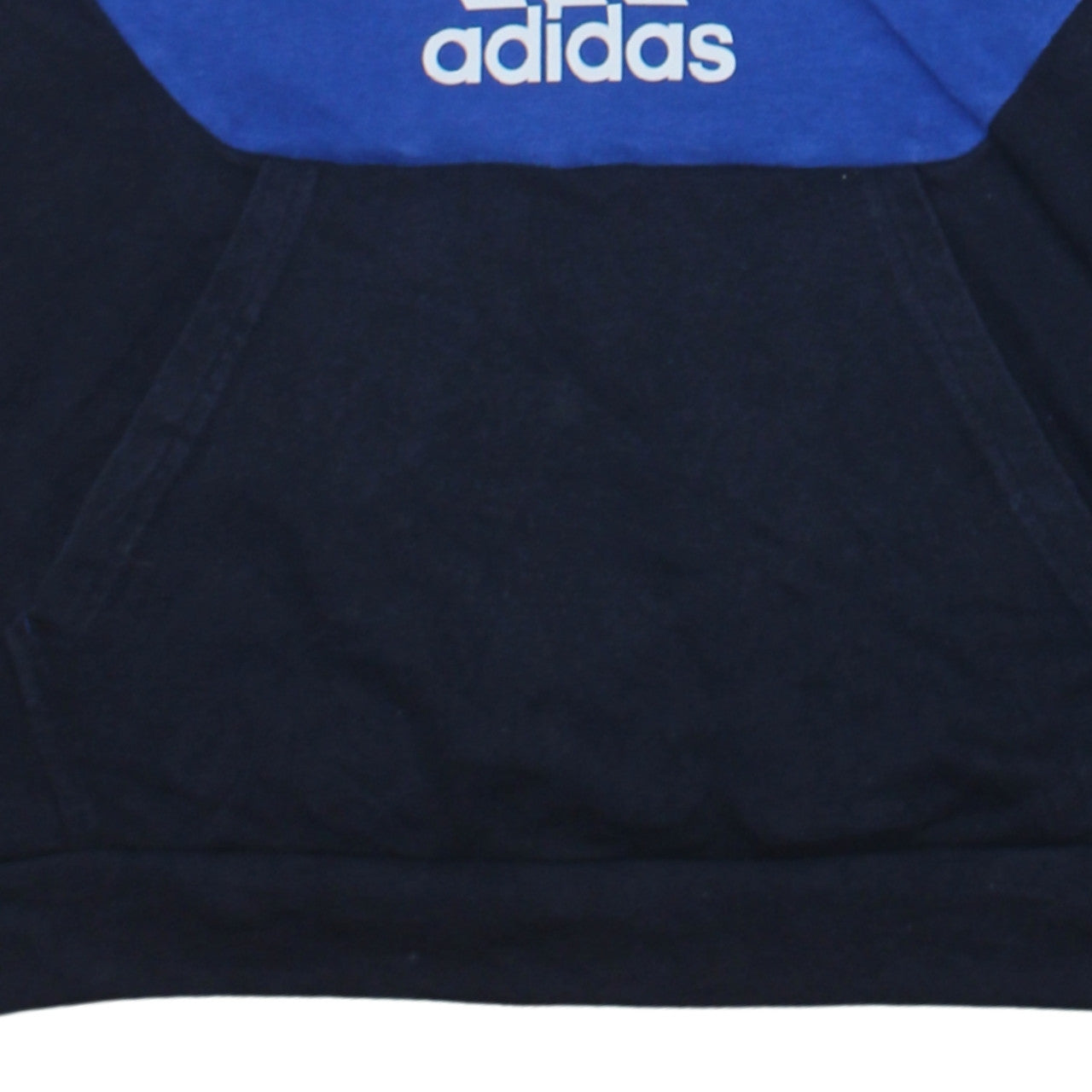 Womens UK Size 8 adidas Blue Pullover Sweatshirt