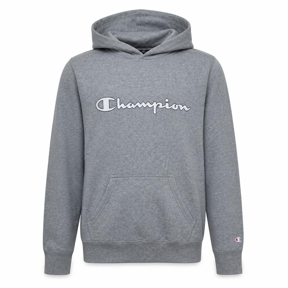 Mens UK Size S Champion Grey Pullover Hoodie