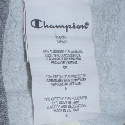 Mens UK Size S Champion Grey Pullover Hoodie