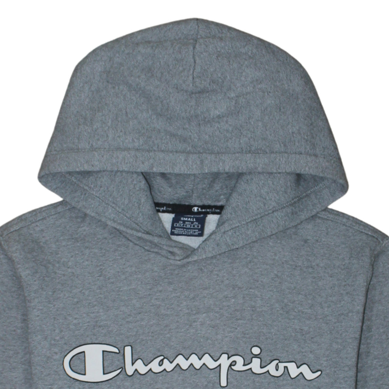 Mens UK Size S Champion Grey Pullover Hoodie