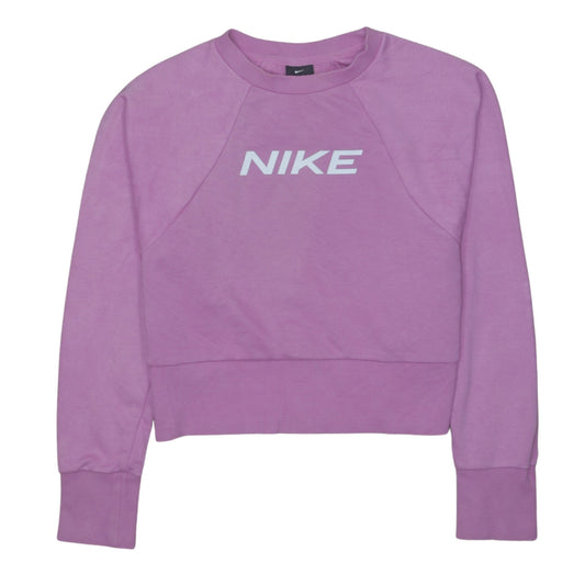 Womens UK Size XS Nike Pink Pullover Sweatshirt