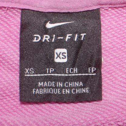 Womens UK Size XS Nike Pink Pullover Sweatshirt