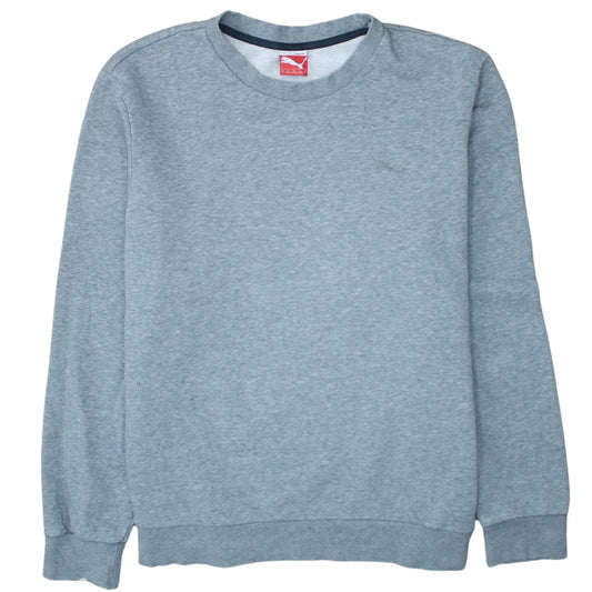 Mens UK Size L PUMA Grey Pullover Sweatshirt