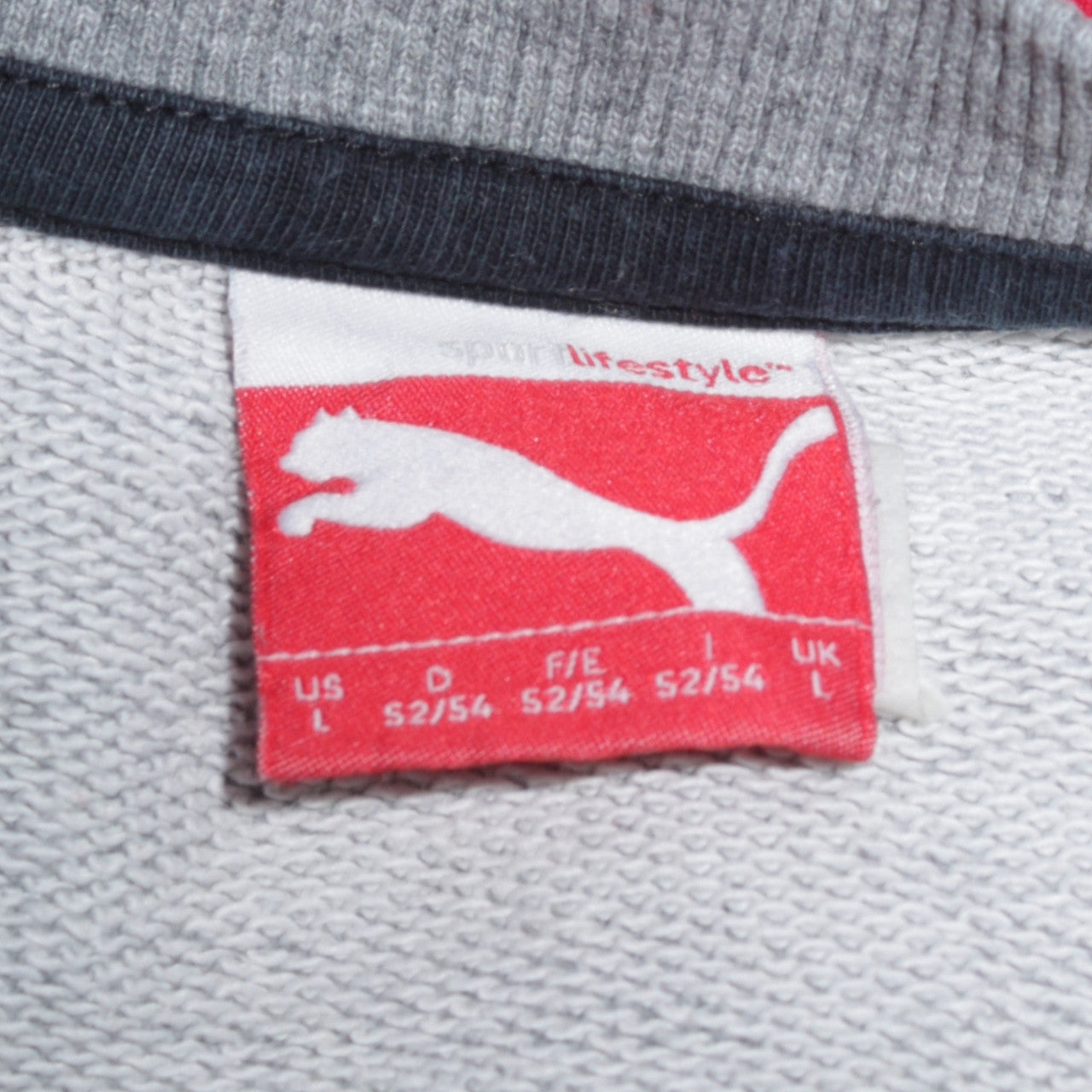 Mens UK Size L PUMA Grey Pullover Sweatshirt
