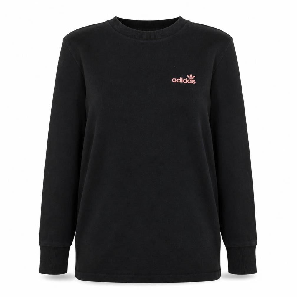 Womens UK Size 8 adidas Black Pullover Sweatshirt
