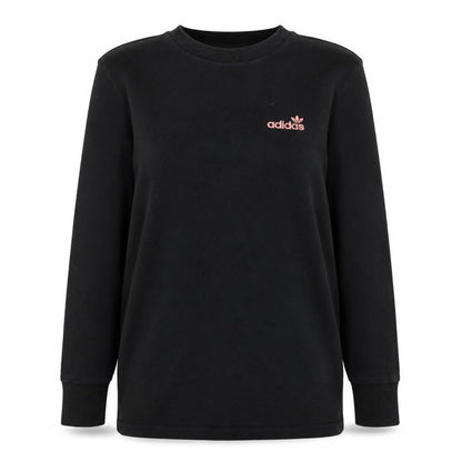 Womens UK Size 8 adidas Black Pullover Sweatshirt
