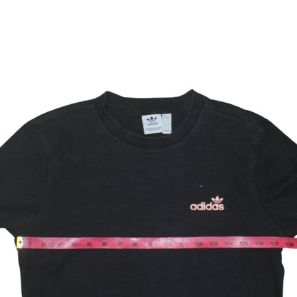 Womens UK Size 8 adidas Black Pullover Sweatshirt