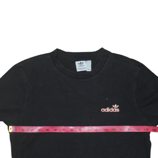 Womens UK Size 8 adidas Black Pullover Sweatshirt