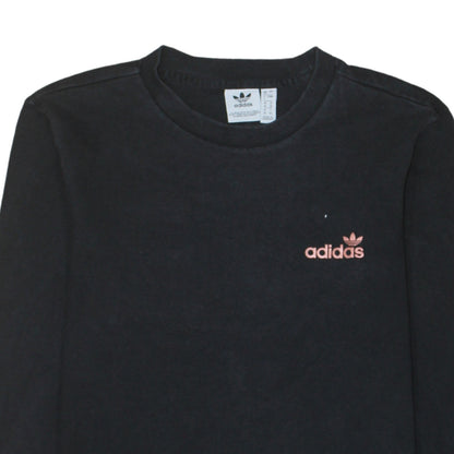 Womens UK Size 8 adidas Black Pullover Sweatshirt