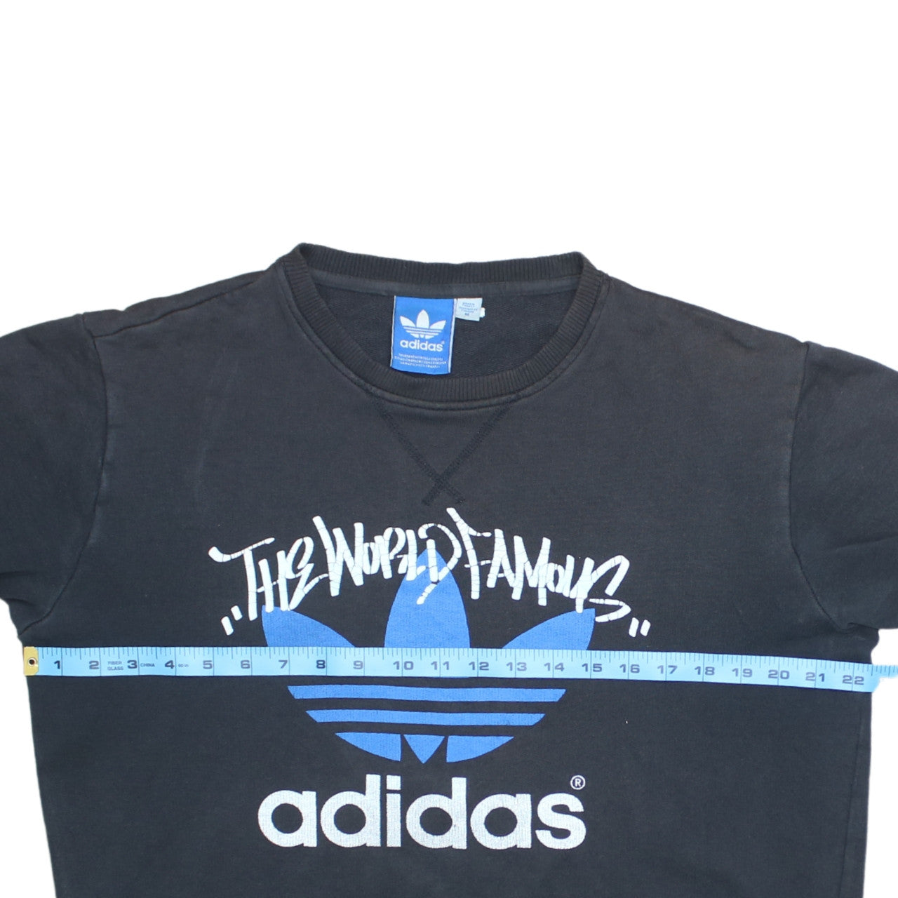 Mens UK Size M adidas Black Pullover Sweatshirt