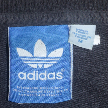 Mens UK Size M adidas Black Pullover Sweatshirt