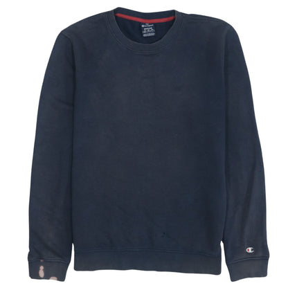 Mens UK Size M Champion Blue Pullover Sweatshirt