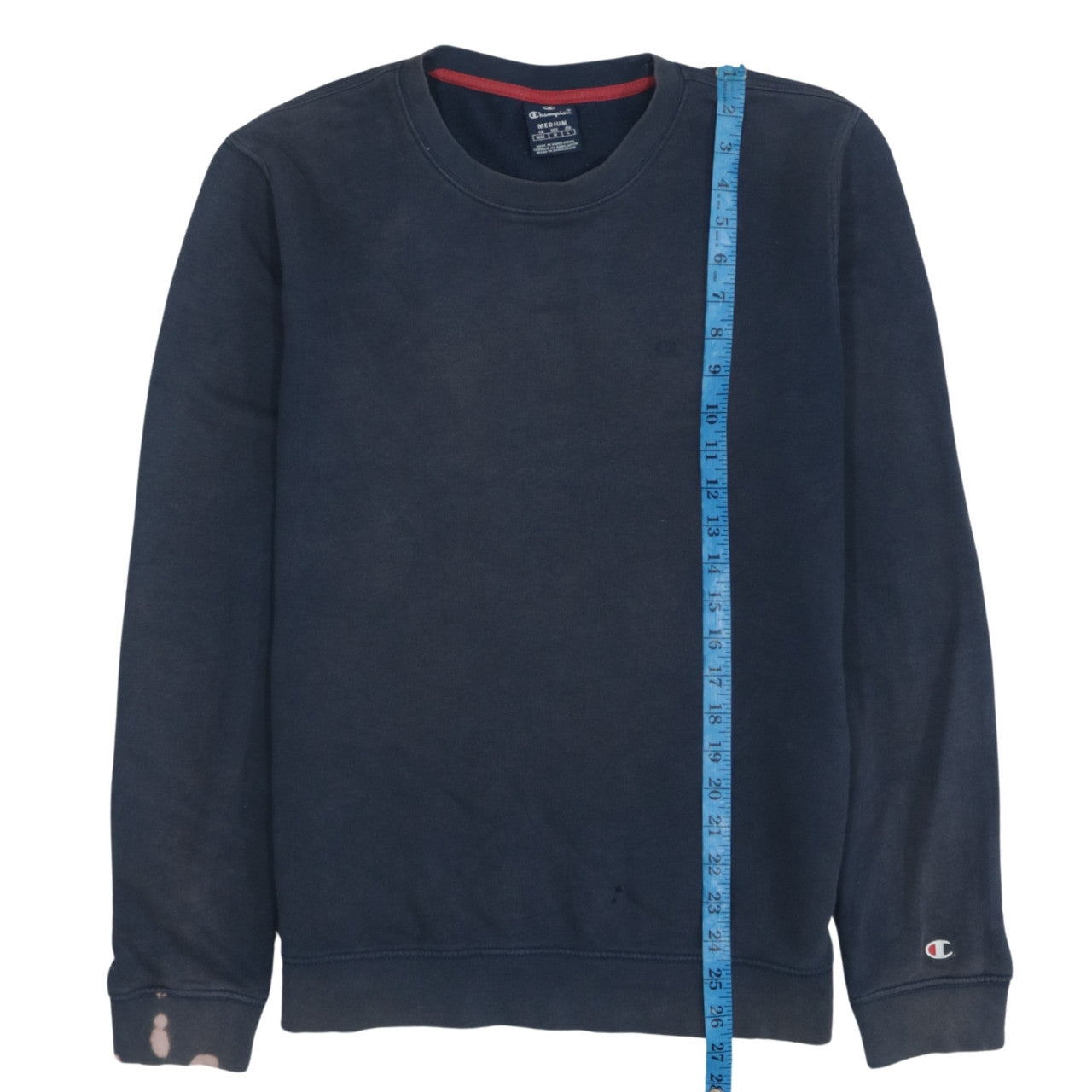Mens UK Size M Champion Blue Pullover Sweatshirt