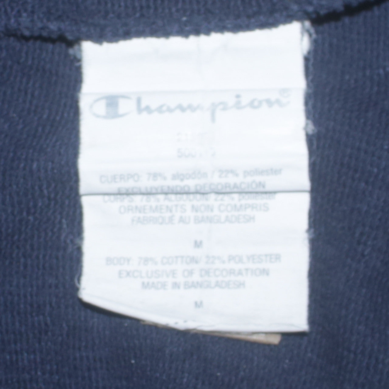 Mens UK Size M Champion Blue Pullover Sweatshirt
