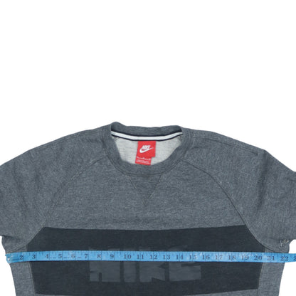 Mens UK Size M Nike Grey Pullover Sweatshirt