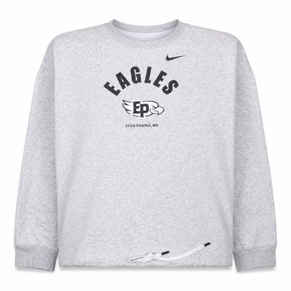 Womens UK Size L Nike Grey Pullover Sweatshirt