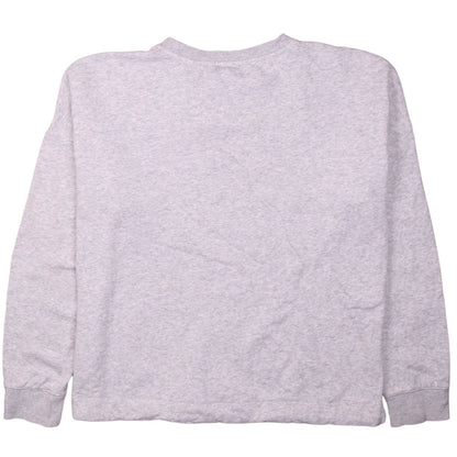Womens UK Size L Nike Grey Pullover Sweatshirt