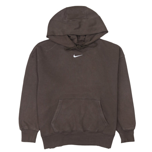 Womens UK Size S Nike Brown Pullover Hoodie