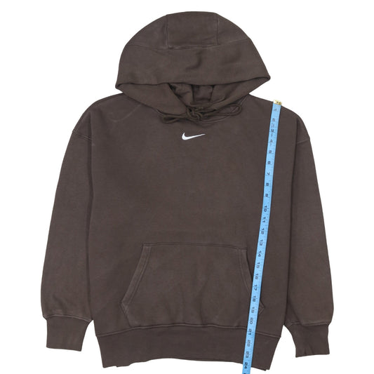 Womens UK Size S Nike Brown Pullover Hoodie