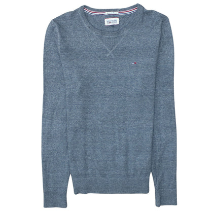 Mens UK Size S Tommy Hilfiger Blue Pullover Jumper