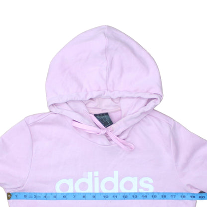 Womens UK Size M adidas Pink Pullover Hoodie