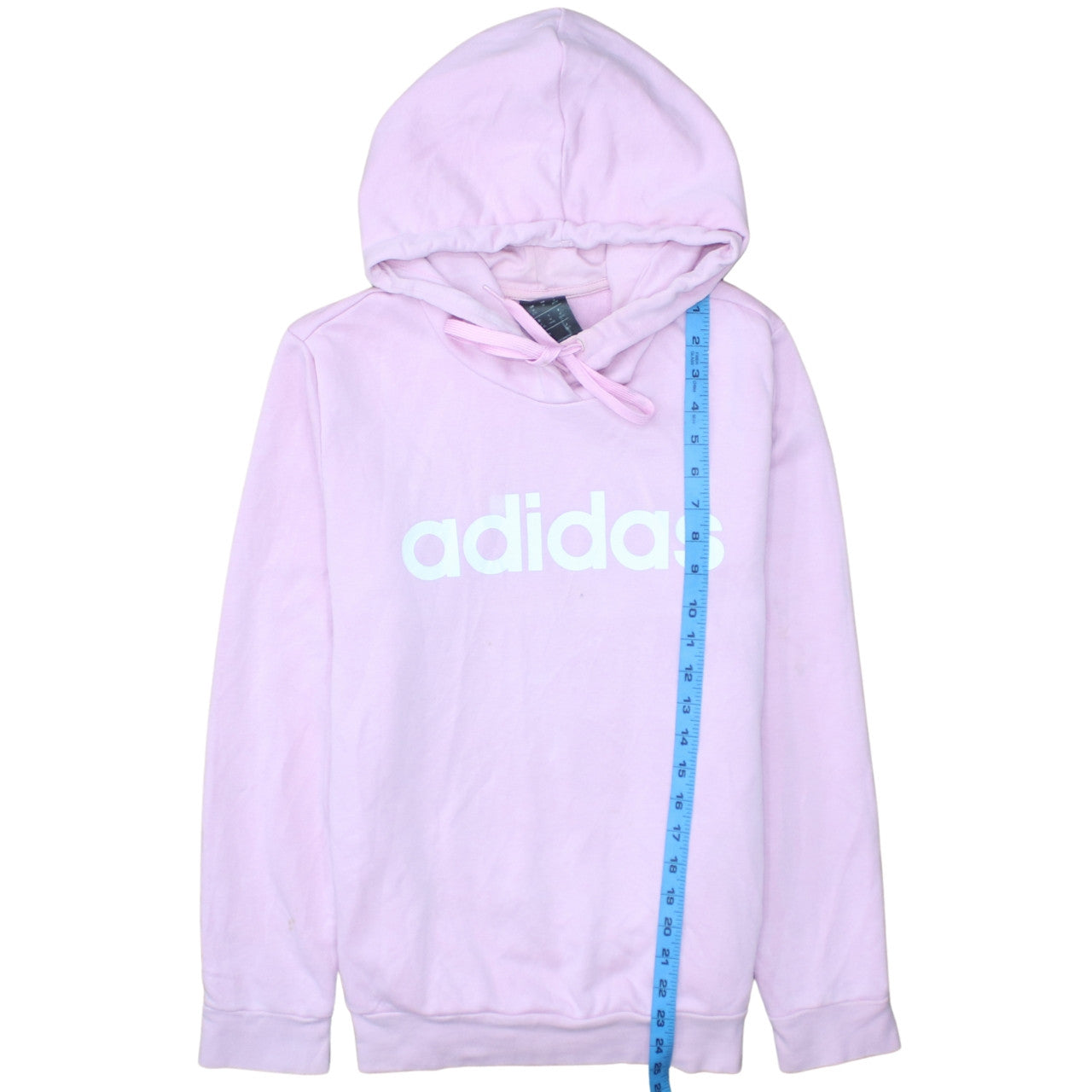 Womens UK Size M adidas Pink Pullover Hoodie