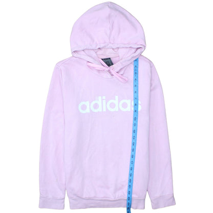 Womens UK Size M adidas Pink Pullover Hoodie