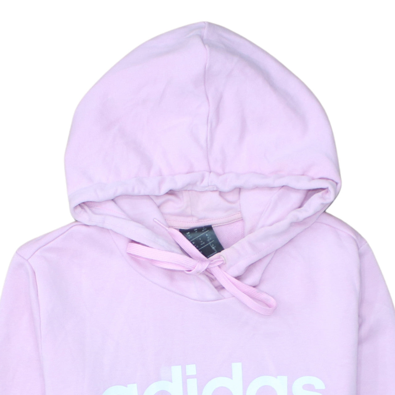 Womens UK Size M adidas Pink Pullover Hoodie