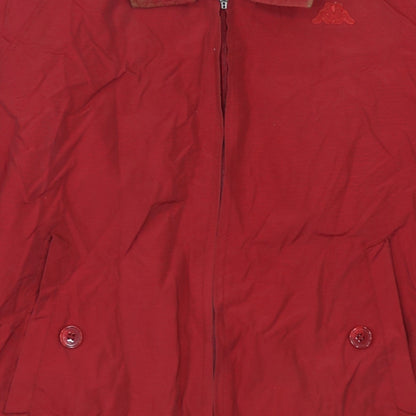 Mens UK Size M Robe di Kappa Red Bomber Jacket