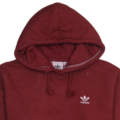 Mens UK Size S adidas Red Pullover Hoodie