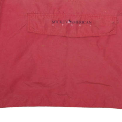 Mens UK Size XL Disney Red Anorak Coat