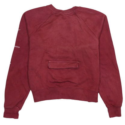 Womens UK Size S Nike Red Pullover Sweatshirt