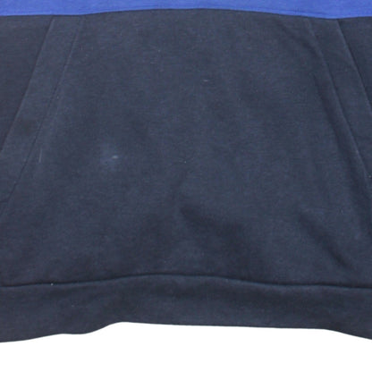 Mens UK Size L adidas Blue Pullover Hoodie