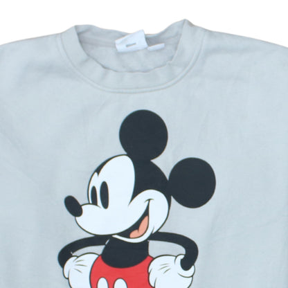 Womens UK Size 2XS Disney Grey Pullover Sweatshirt