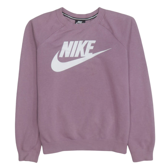 Womens UK Size S Nike Pink Pullover Sweatshirt