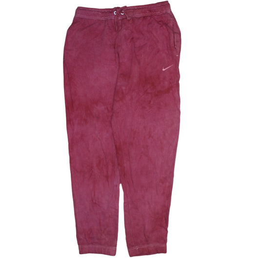 Womens UK Size S Nike Regular Fit Jogger Red Trousers