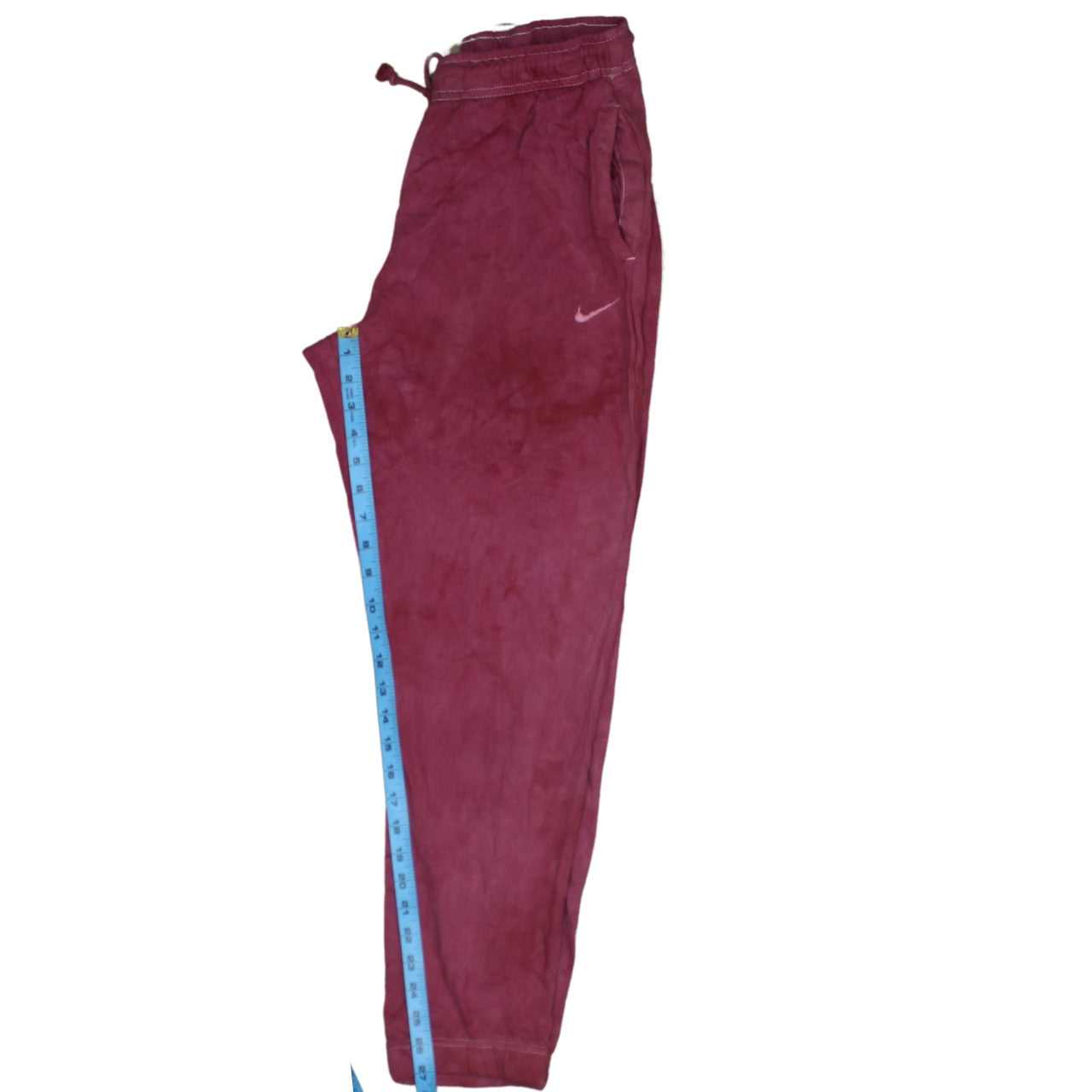 Womens UK Size S Nike Regular Fit Jogger Red Trousers