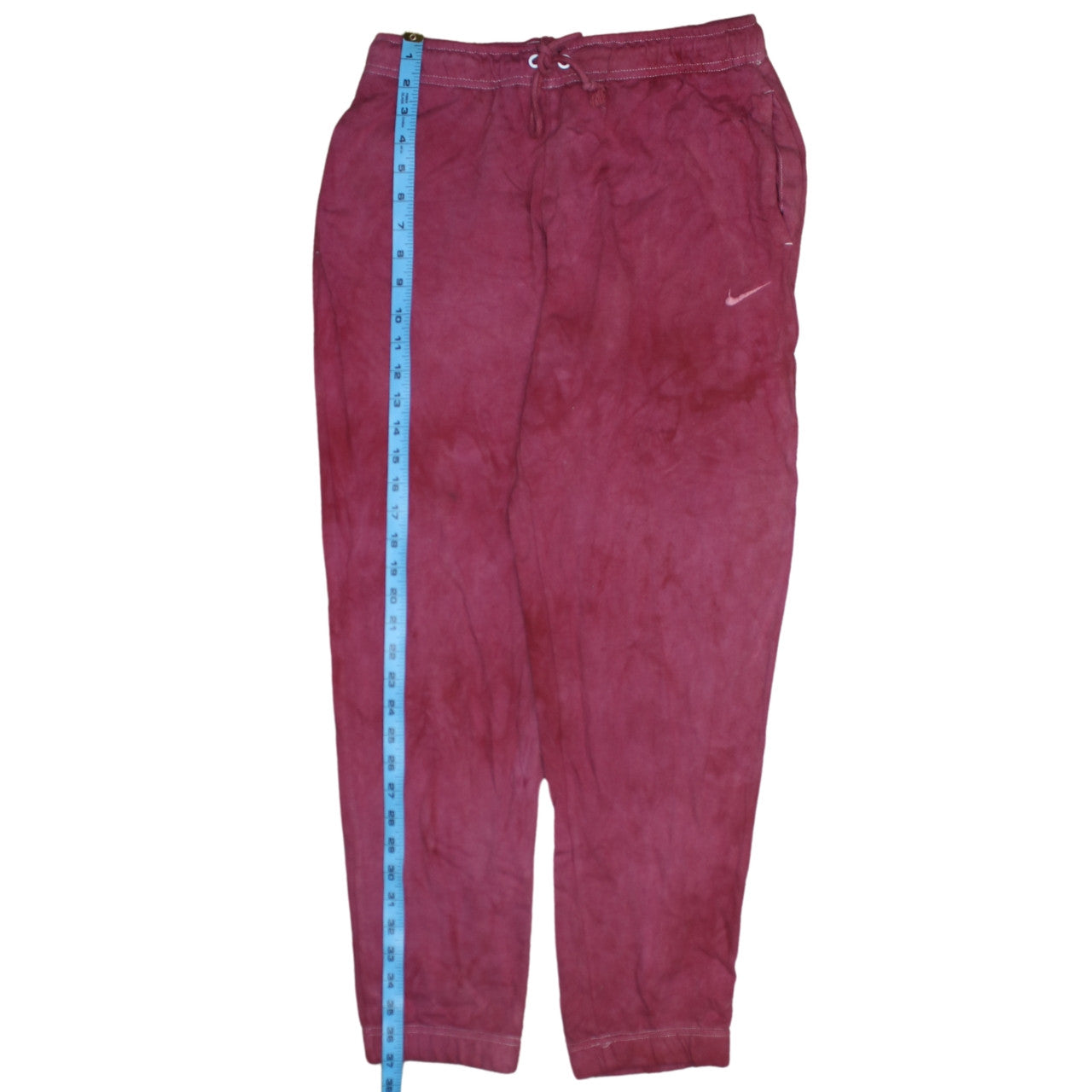 Womens UK Size S Nike Regular Fit Jogger Red Trousers